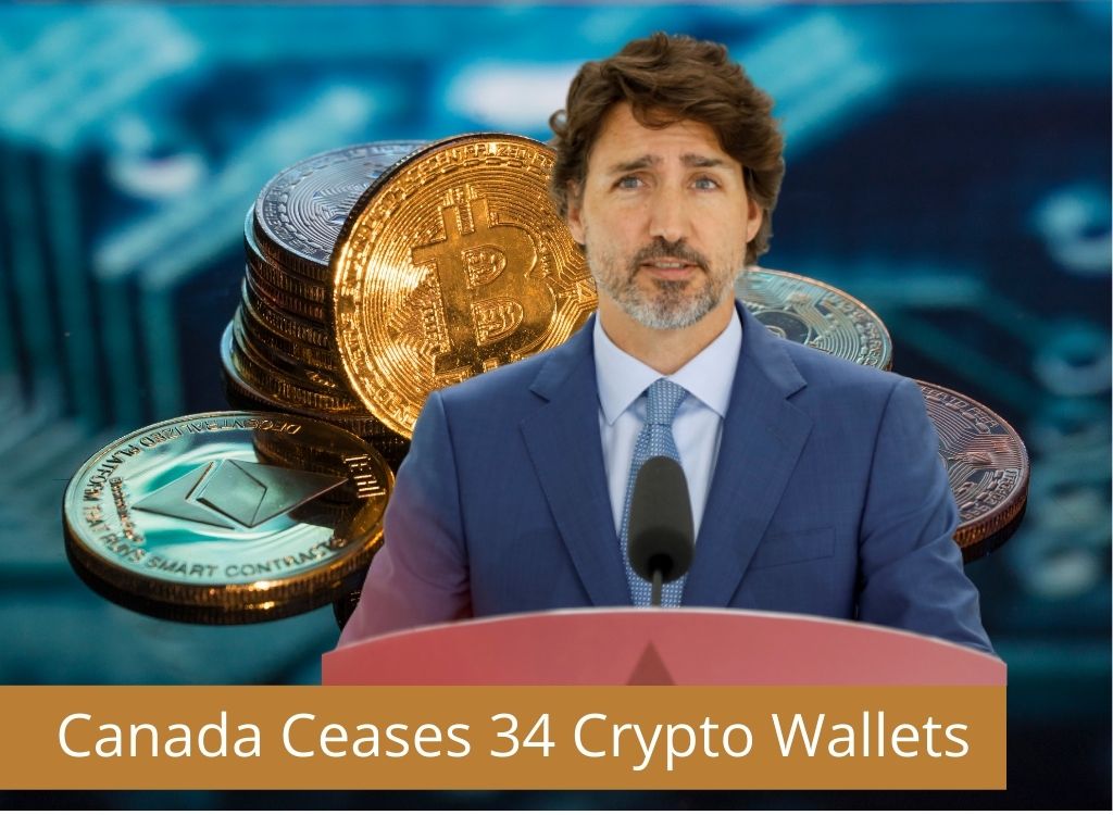 Canada Ceases 34 Crypto Wallets